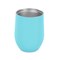 Makerflo 12 oz Powder Coated Wine Tumbler with Leak-Proof Clear Lid, Ideal for Craft and Personalization (Laser Engraving, UV DTF, Epoxy, and Vinyl)